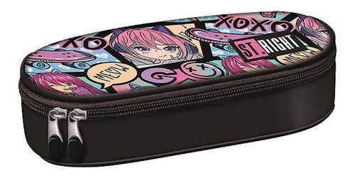 cumpără Penar școlar St.RIGHT 57859 Penar 23x9.5x6cm, Manga Girl în Chișinău 