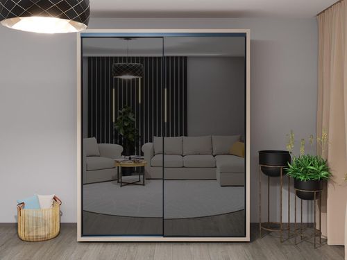 cumpără Dulap Bayro Parma Graphite 1800x2250x600 серый камень, купе în Chișinău 