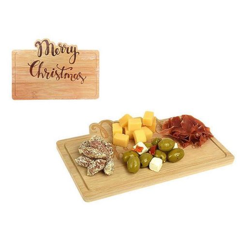 купить Поднос/столик кухонный Excellent Houseware 45965 Поднос сервировочный дерево Merry Christmas 25x17cm в Кишинёве 