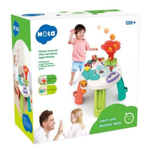 купить Игровой комплекс для детей Hola Toys E8999 Măsuță educativă "Învață și Descoperă" в Кишинёве 