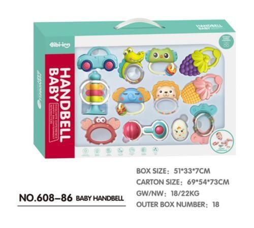 купить Игрушка-прорезыватель Bibi-Irn 608-86 Set De Jucarii Dentitie 12buc в Кишинёве 