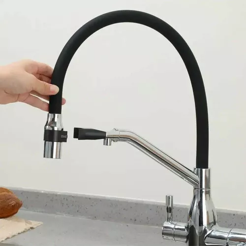 купить Смеситель кухонный Frap F 4397 (chiuveta plus flexibil) Alama CROM в Кишинёве 