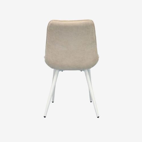купить Комплект стол и стулья Evelin di Costacurta стол DT-531R Wh + 4 стула YTC-055Wh UF885-03 (Light beige) в Кишинёве 