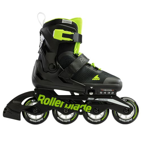 купить Роликовые коньки Rollerblade 07221900T83 MICROBLADE NERO/VERDE Size 33-36 в Кишинёве 