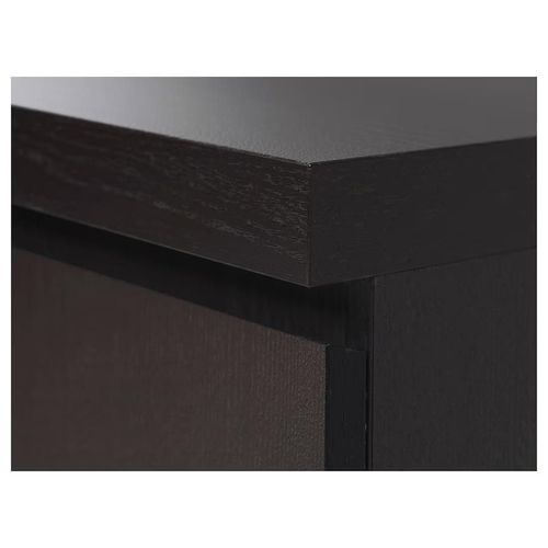 купить Офисный стол Ikea Malm 140x65 cm (Negru-maro) в Кишинёве 