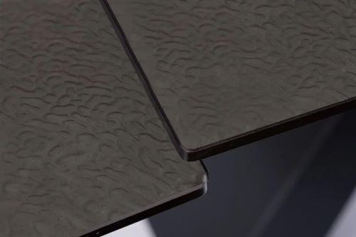 cumpără Masă Signal Salvadore melted glas (160-240)X90/czarnyr mat în Chișinău 