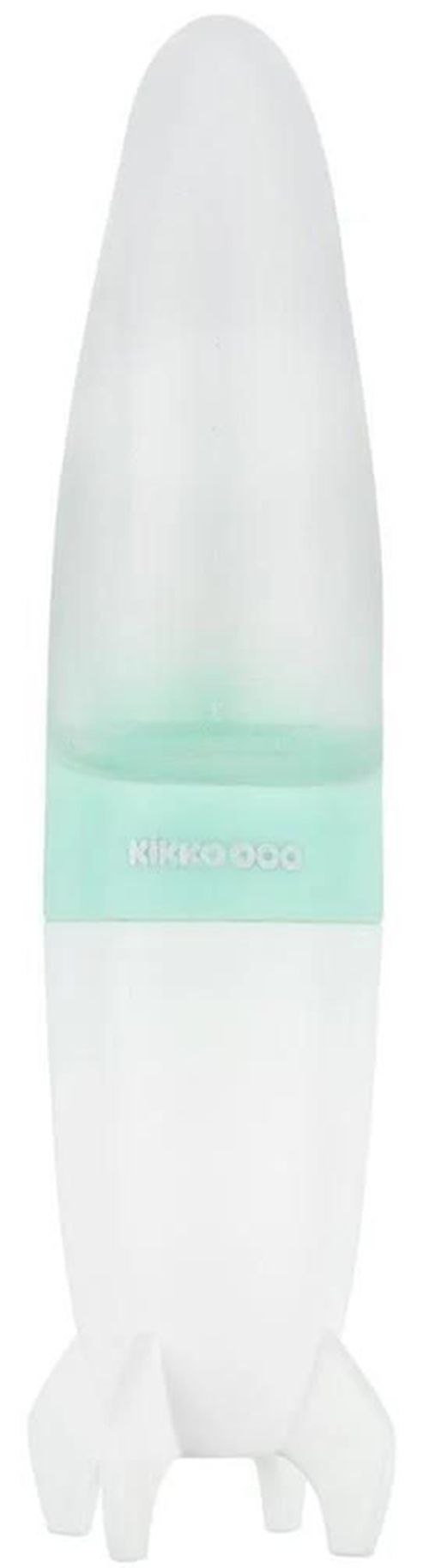 купить Посуда для кормления Kikka Boo 31302020065 Biberon din silicon cu lingura Rocket Mint, 90 ml в Кишинёве 