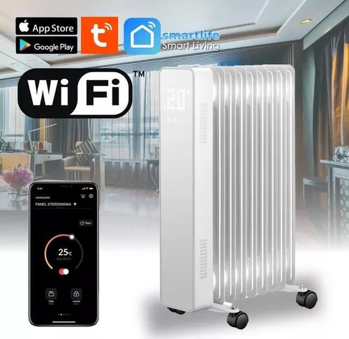 купить Обогреватель масляный Thunder SIMPLE-White – 2500W в Кишинёве 