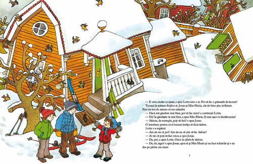 купить Lotta și Crăciunul cu peripeții - Astrid Lindgren ilustrații de Ilon Wikland в Кишинёве 