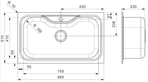 cumpără Chiuvetă bucătărie Reginox R18354 Jumbo în Chișinău 