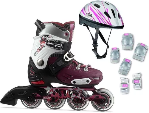 купить Роликовые коньки Fila 010618292 NRK JUNIOR G COMBO 3 Size 32-35 в Кишинёве 