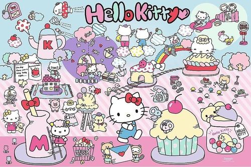 cumpără Puzzle Trefl 23031 Explorează lumea lui Hello Kitty, 300el în Chișinău 