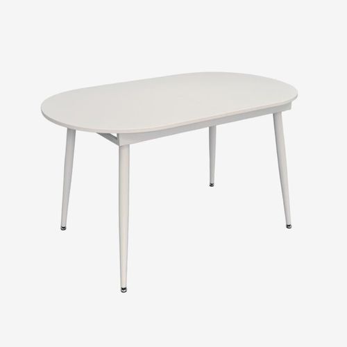 купить Комплект стол и стулья Evelin di Costacurta стол DT-533R Wh + 4 стула YTC-064Wh UF910-01 (Light beige) в Кишинёве 