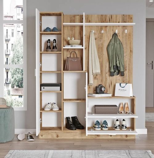 cumpără Mobilă pentru antreu Trendy DD5-AW, 140x181x36cm (GTR001393) în Chișinău 