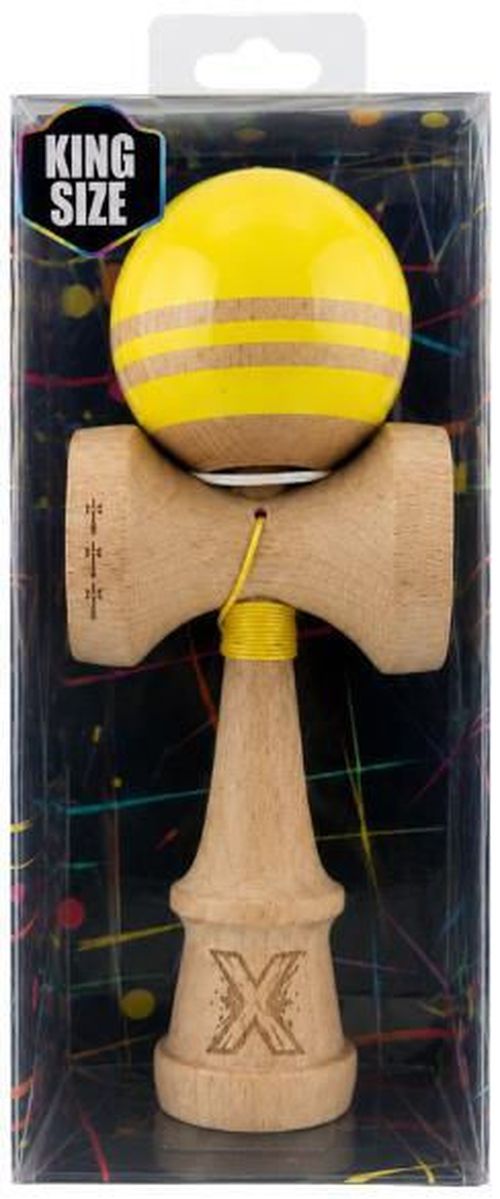 купить Активная игра Essa 164338 Kendama Flippy X Original Rainbow, King Size, galben-maro в Кишинёве 