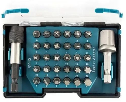 купить Набор головок, бит, насадок Makita D-65084 Set cap.insurubat 32buc в Кишинёве 