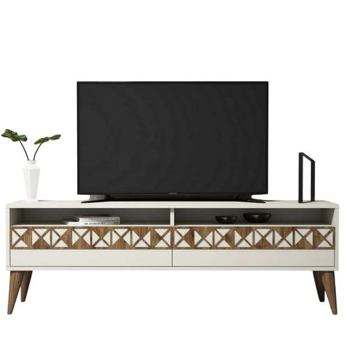cumpără Comodă TV Trendy Linie, Crema 150x50x30cm în Chișinău 
