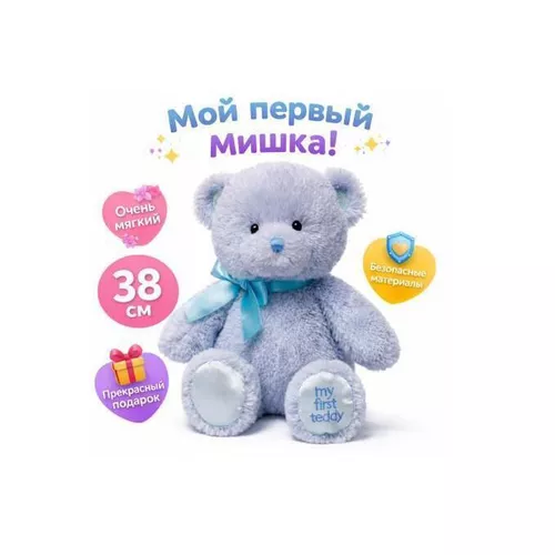cumpără Jucărie de pluș Baby Gund 6055514 My 1st Teddy Blue 38cm în Chișinău 