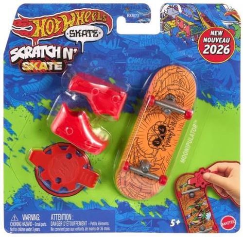 cumpără Mașină Hot Wheels HXM73 Fingerboard Scratch N’ Skate (în asort.) în Chișinău 