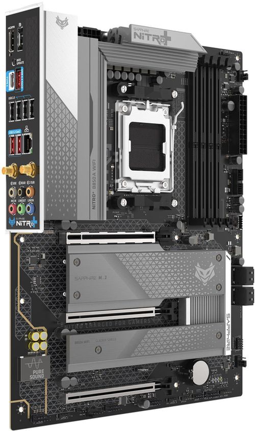 купить Материнская плата SAPPHIRE NITRO+ B850A WIFI 7, Socket AM5 в Кишинёве 
