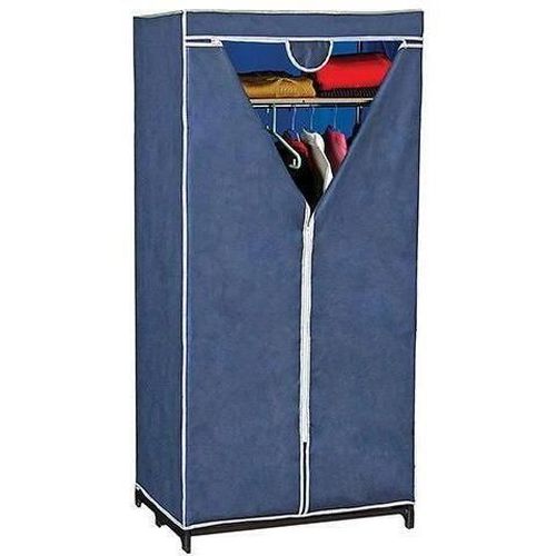 купить Вешалка для одежды Ordinett 43584 Blue 160x75x50cm, с полкой в Кишинёве 
