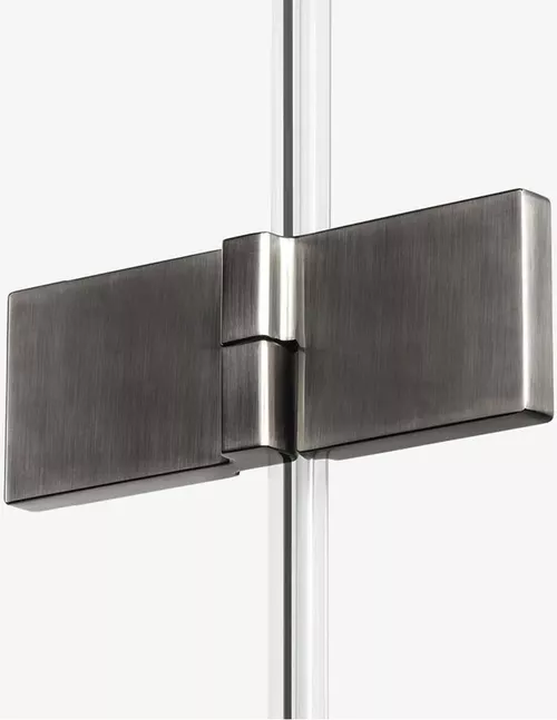 cumpără Cabină de duș New Trendy Avexa Gunmetal Brushed Pentagonal R 90x90x200 Hinged EXK-3832 în Chișinău 