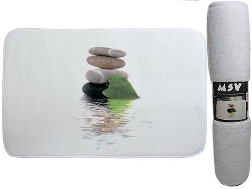 купить Коврик для ванной MSV 40680 Lingga 45x75cm в Кишинёве 