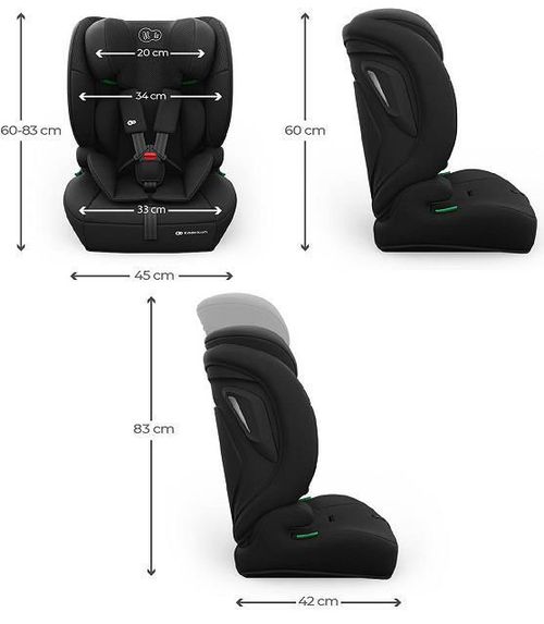 cumpără Scaun auto KinderKraft Comfort UP 2 Plus i-Size black KCCOUP02BLKPL00 în Chișinău 