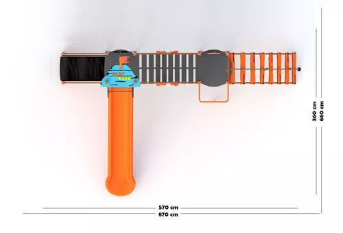 купить Детская площадка PlayPark 1204 Pirat YN-204 в Кишинёве 