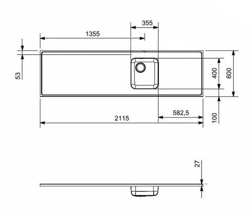 cumpără Chiuvetă bucătărie Reginox R37201 2115x600mm în Chișinău 