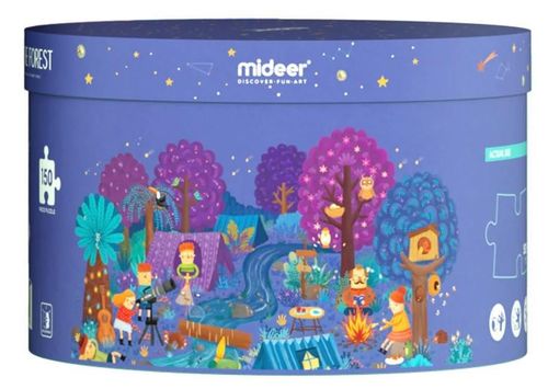 cumpără Puzzle Mideer MD3075 Puzzle rotund O zi în pădure, 150 elem. în Chișinău 