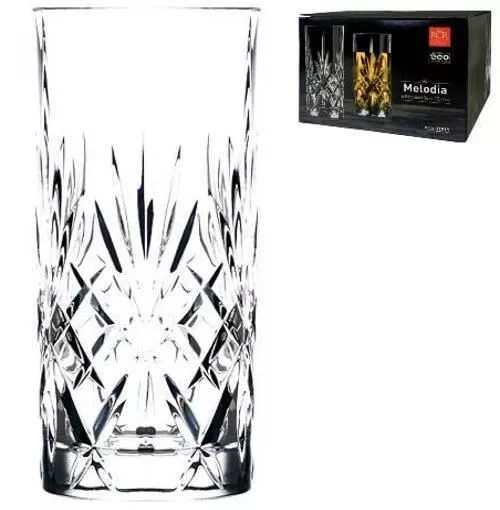 купить Посуда для напитков RCR 23185 Набор стаканов для напитков Melodia 6шт, 360ml в Кишинёве 