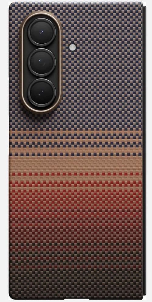 купить Чехол для смартфона Pitaka Ultra-Slim Case for Galaxy Z Fold 7 Sunset Rear cover (FSFold7) в Кишинёве 