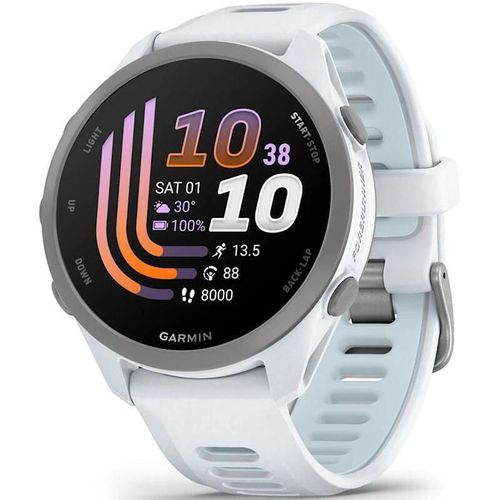 cumpără Ceas inteligent Garmin Forerunner 170 Music, GPS, WiFi, Whitestone/Cloud Blue, WW (010-03920-11) în Chișinău 