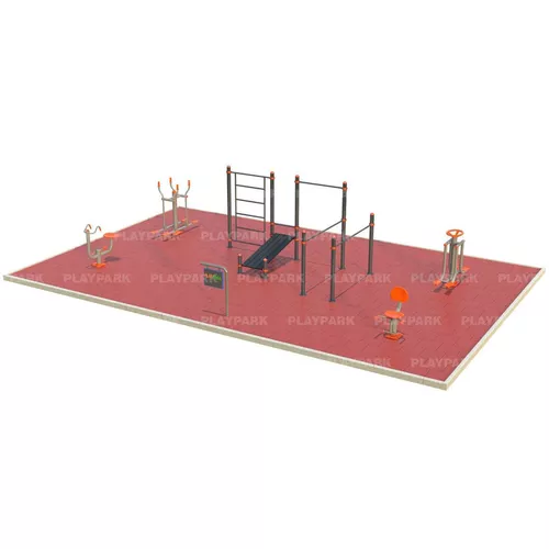 купить Уличный тренажер PlayPark 2602 MultiFitness FTK-2 (104 m²) в Кишинёве 