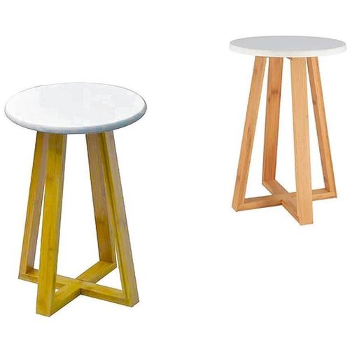 cumpără Scaun Tendance 55743 Taburet D30cm H43cm MDF bambus în Chișinău 