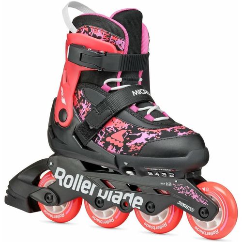 cumpără Role Rollerblade 86B0751540ND02 MICROBLADE SL Nero/Corallo Size 28-32 în Chișinău 