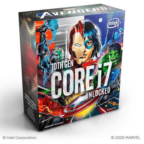 cumpără Procesor CPU Intel Core i7-10700KA Avengers Limited Edition 3.8-5.1GHz 8 Cores 16-Threads, (LGA1200, 3.8-5.1Hz, 16MB, Intel UHD Graphics 630) BOX no Cooler, BX8070110700KA (procesor/процессор) în Chișinău 