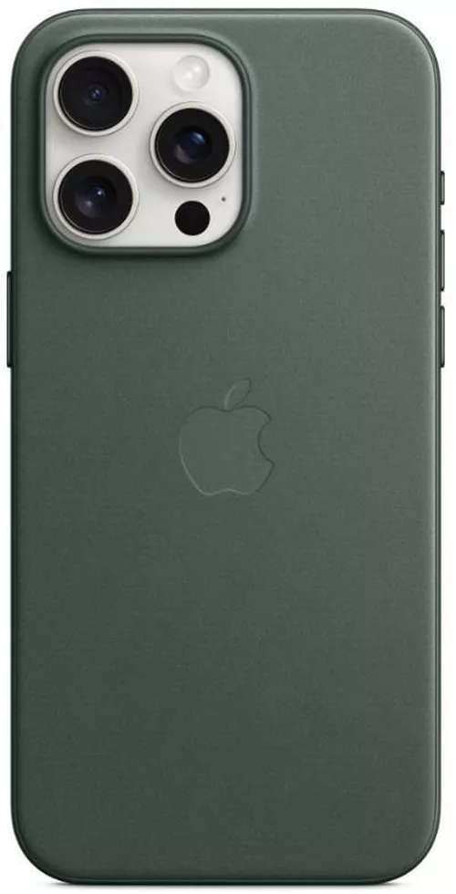 купить Чехол для смартфона Apple iPhone 15 Pro Max FineWoven MagSafe Evergreen MT503 в Кишинёве 