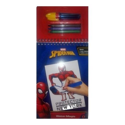 cumpără Set de creație miscellaneous SPE31005_2 Picteaza cu apa + creioane colorate Spiderman 2 în Chișinău 