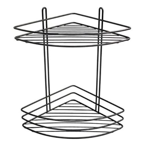 купить Полка для ванной Hydro S 0430368 coltar dubla, p/u baie, Inox/Neagra в Кишинёве 