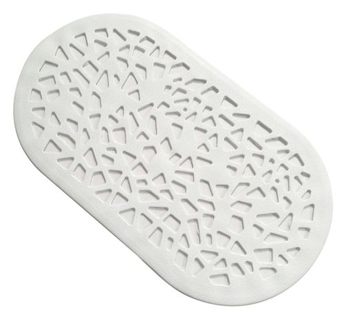 cumpără Covoraș de baie Bisk 06761 antiderapant, 68x39, alb, GRENADA în Chișinău 