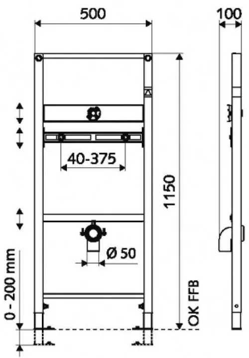 cumpără Pisoar Schell Rama montaj pisoar Montus (030900099) în Chișinău 