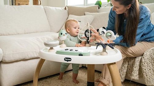 купить Игровой комплекс для детей Tiny Love 2222180831 Stationary Activity Center Black&White Decor в Кишинёве 