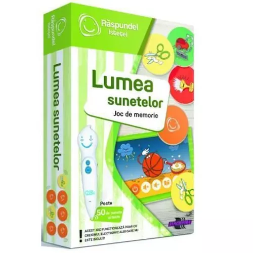 купить Настольная игра Raspundel Istetel 63126 Joc Memory Game Sound aroud us RO в Кишинёве 