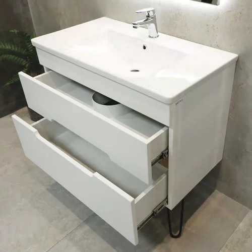 cumpără Dulap pentru lavoar Bayro универсальный Etna под умыв. Argo 800 белый мат în Chișinău 