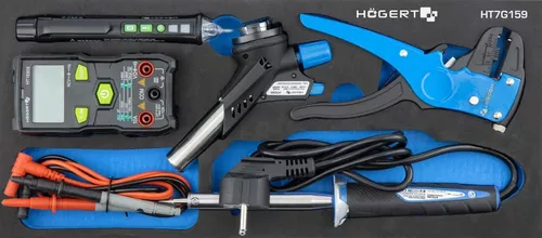 купить Система хранения инструментов Hoegert HT7G050 Тележка инструментальная с 7 ящиками (544 инструмента) в Кишинёве 