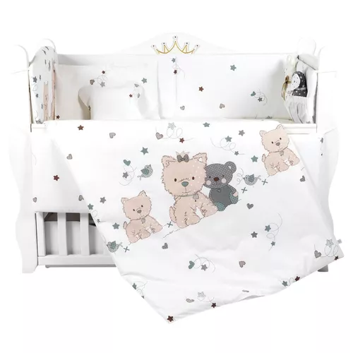 cumpără Lenjerie de pat pentru copii PernaMea Set lenjerie 8 piese Lovely Puppy (PM.100262/9) în Chișinău 