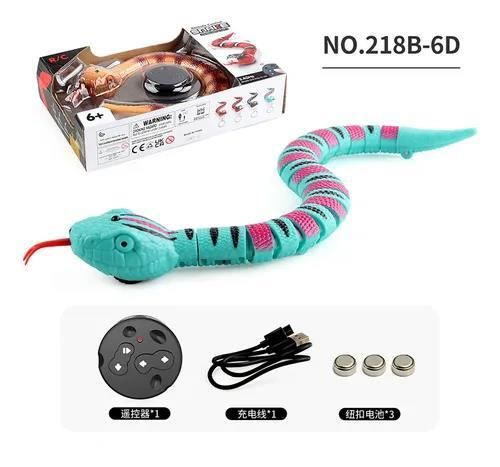 cumpără Jucărie cu telecomandă New World 218B-6D Sarpe interactiv cu RC, albastru, 844123 în Chișinău 