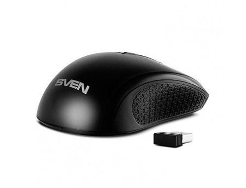 cumpără Mouse SVEN RX-220W Wireless Black, 1000dpi, nano reciever, USB (mouse fara fir/беспроводная мышь) în Chișinău 